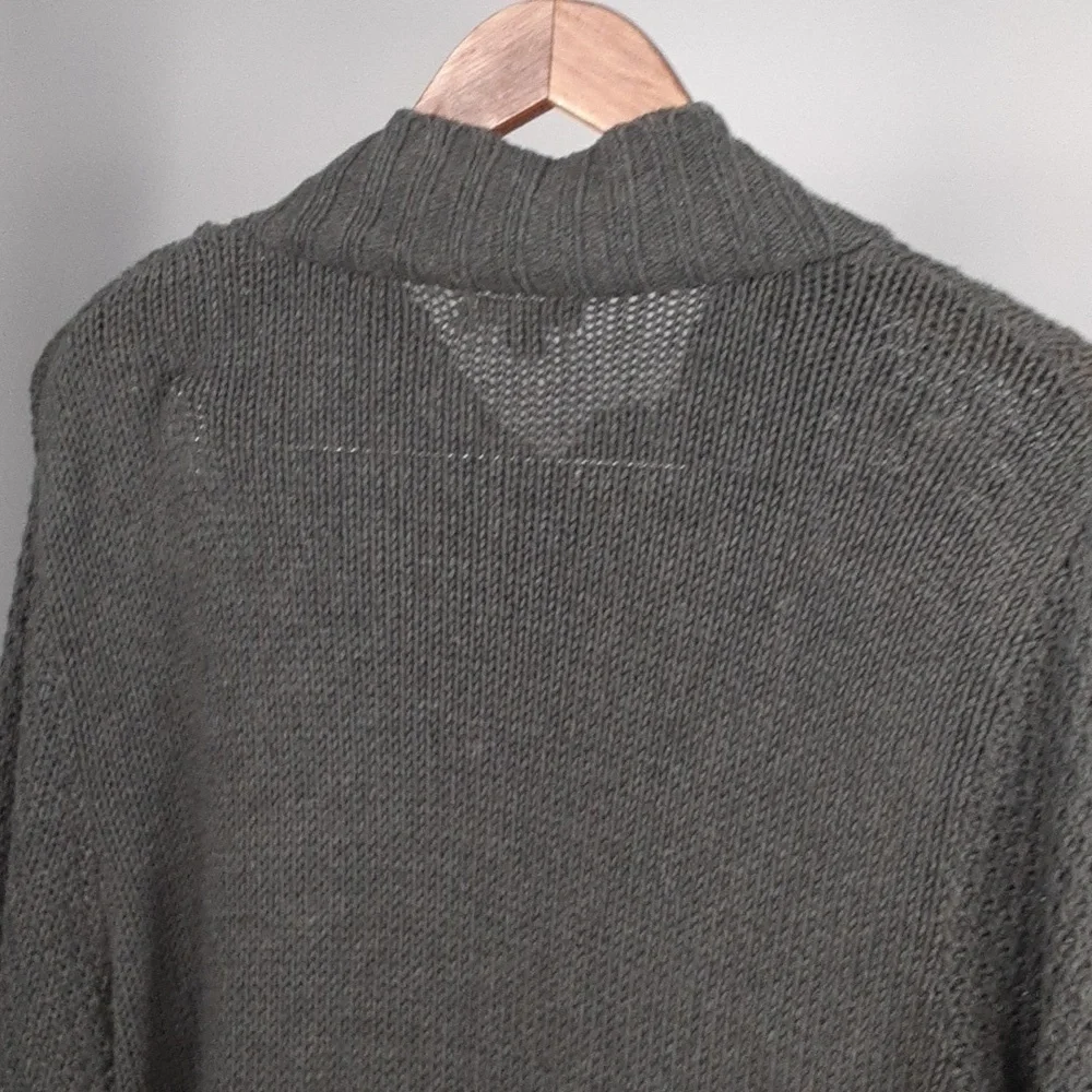 Gap Gray Long Knit Sweater